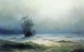 la tempête 1899 Romantique Ivan Aivazovsky russe